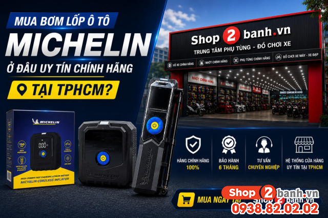 Mua bơm lốp ô tô michelin ở đâu uy tín chính hãng tại tphcm - 1