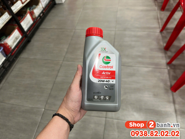 Nhớt castrol activ 4t 20w40 chạy được bao nhiêu km thì mới thay - 3