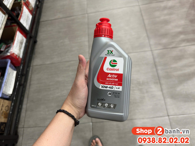 Nhớt castrol activ scooter 10w40 chạy được bao nhiêu km thì mới thay - 3