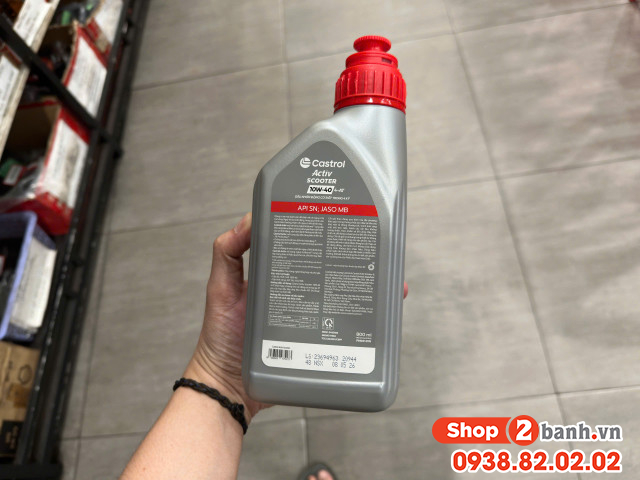 Nhớt castrol activ scooter 10w40 chạy được bao nhiêu km thì mới thay - 2
