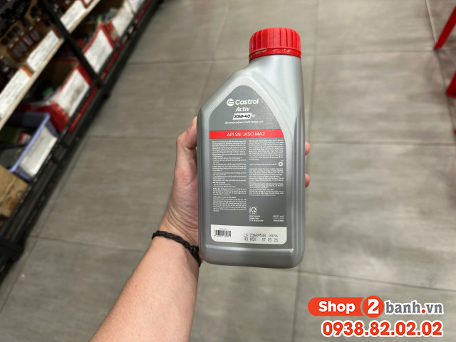 Nhớt castrol activ 4t 20w40 chạy được bao nhiêu km thì mới thay - 2
