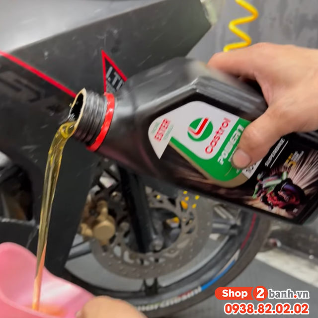 Nhớt castrol power 1 ultimate superbike 10w50 dành cho các dòng xe số phân khối lớn - 3