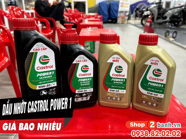 Dầu nhớt castrol power 1 giá bao nhiêu - 1
