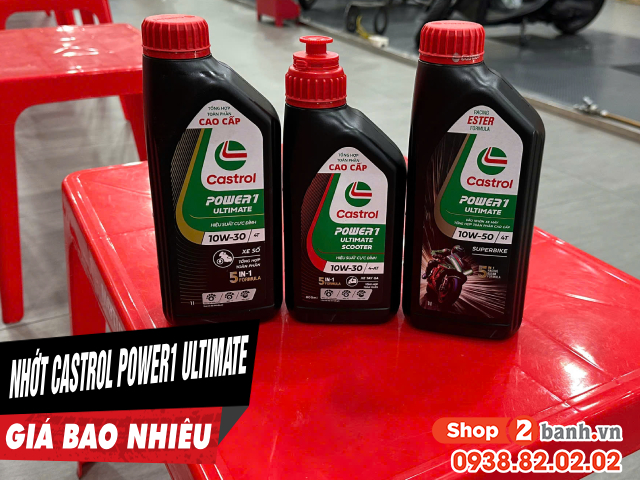 Dầu nhớt castrol power1 ultimate giá bao nhiêu - 1