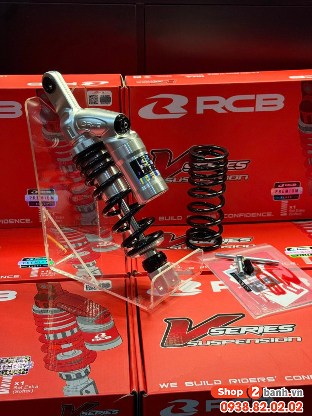 Phuộc rcb vd crom cho vario 125150 click vision sh mode mio  scoopy beat - 3