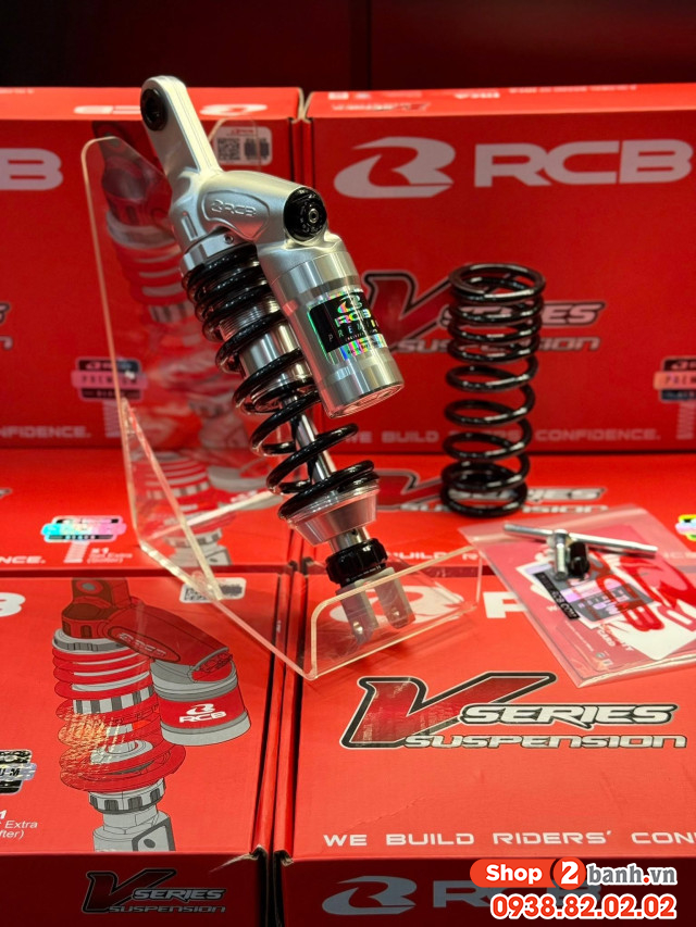 Phuộc rcb vd crom cho vario 125150 click vision sh mode mio  scoopy beat - 1
