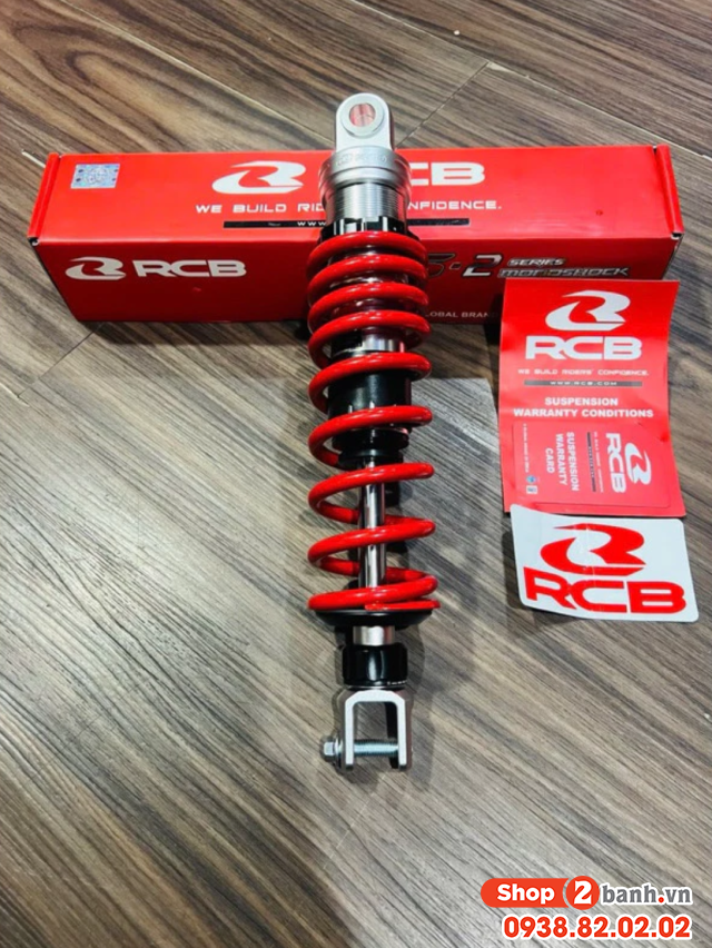 Phuộc rcb s2 series ty trắng cho vario click vision lead sh mode - 1
