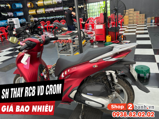 Phuộc rcb vd crom cho xe sh 4val 125i-160i giá bao nhiêu - 1