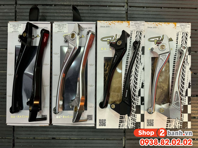 Tay thắng gh-racing cnc v2 cho honda vario giorno stylo cbs - 1