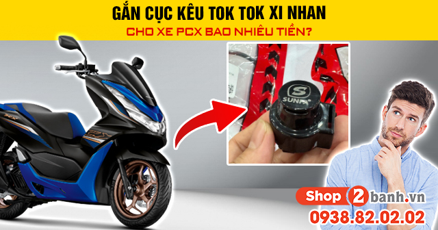 Gắn cục kêu tok tok xi nhan cho xe pcx bao nhiêu tiền - 1