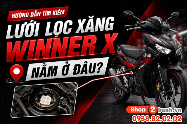 Lưới lọc xăng xe honda winner x nằm ở đâu - 1