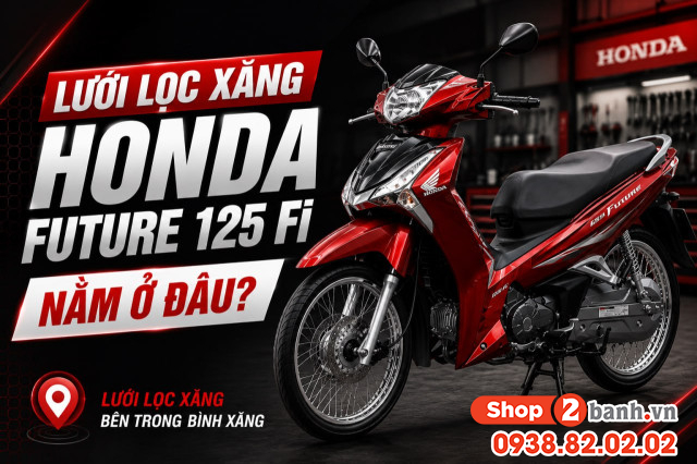 Lưới lọc xăng xe honda future 125 fi nằm ở đâu - 1