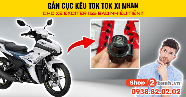 Gắn cục kêu tok tok xi nhan cho xe exciter 155 bao nhiêu tiền - 1