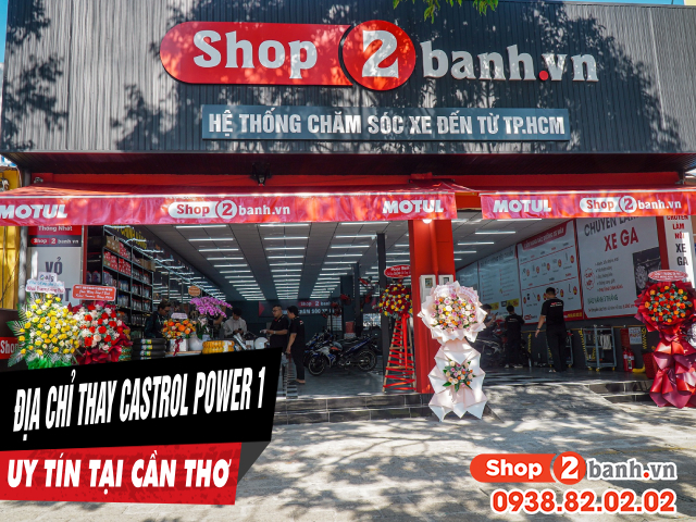 Địa chỉ thay nhớt castrol power 1 chính hãng uy tín tại cần thơ - 1