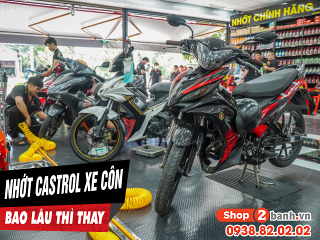 Nhớt castrol xe côn bao lâu thì thay - 1