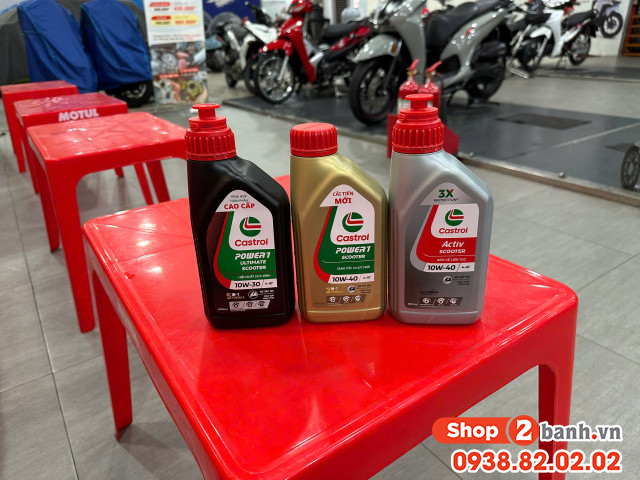 Nhớt castrol xe tay ga bao lâu thì thay - 2