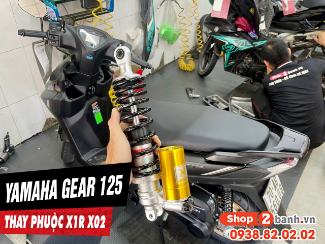 Yamaha gear 125 thay phuộc x1r x02 có phù hợp không - 1