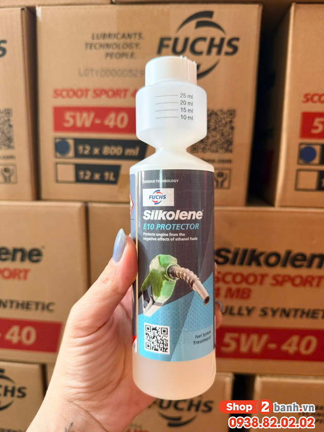 Phụ gia xăng e10 fuchs silkolene protector 250ml - 3