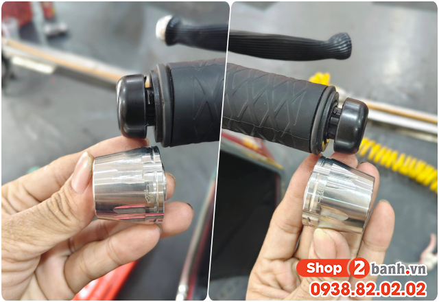 Xe điện evo grand thay gù gh racing sh có phù hợp không - 2
