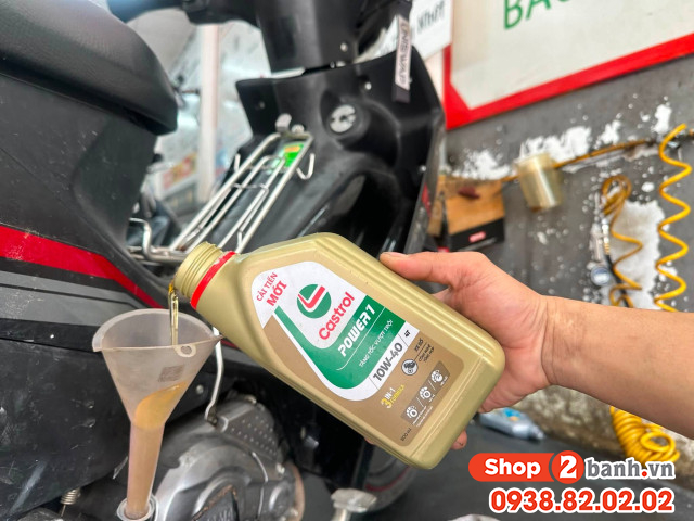Sirius đi nhớt castrol power 1 10w40 có mát máy không - 2