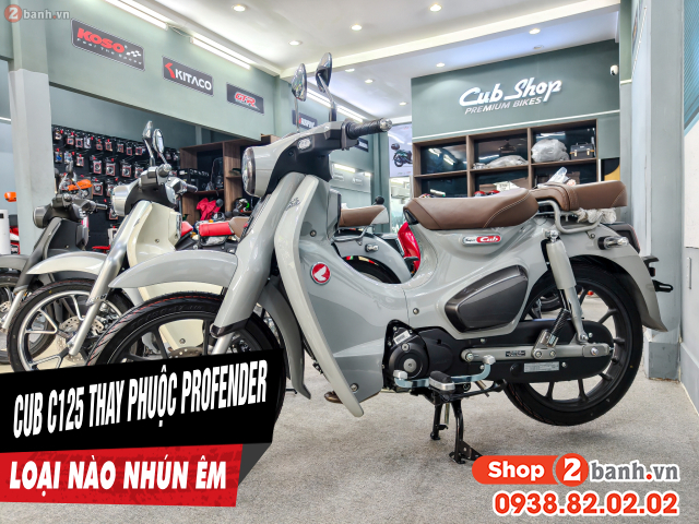 Phuộc profender cho xe super cub c125 loại nào chạy nhún êm - 1