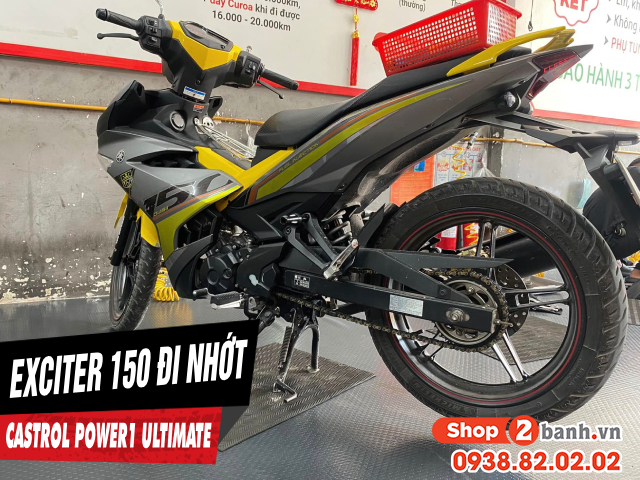 Exciter 150 đi nhớt castrol power1 ultimate 10w50 bao lâu thì mới thay lại - 1