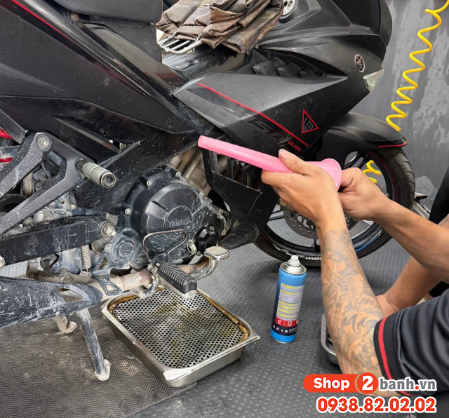 Exciter 150 đi nhớt castrol power1 ultimate 10w50 bao lâu thì mới thay lại - 2