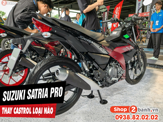 Satria pro mới mua thì nên thay nhớt castrol loại nào - 1