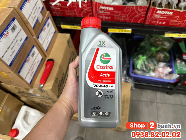 Satria pro mới mua thì nên thay nhớt castrol loại nào - 6