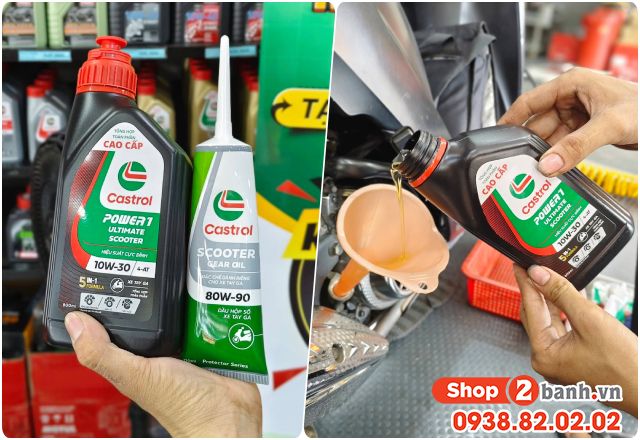 Vision đi nhớt castrol power1 ultimate 10w30 chạy phố có tốt không - 2
