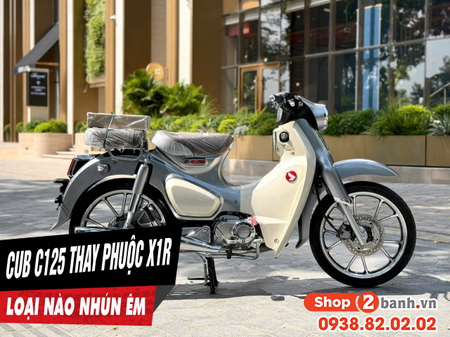 Phuộc x1r cho xe super cub c125 loại nào chạy nhún êm - 1