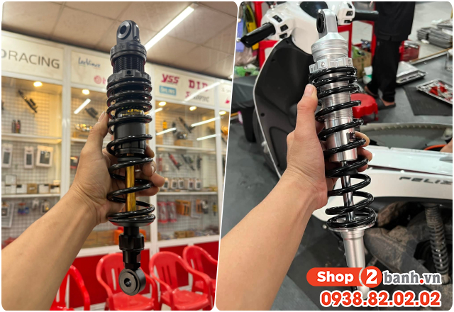 Thay phuộc nhún giảm xóc sau xe super cub c125 giá bao nhiêu - 3