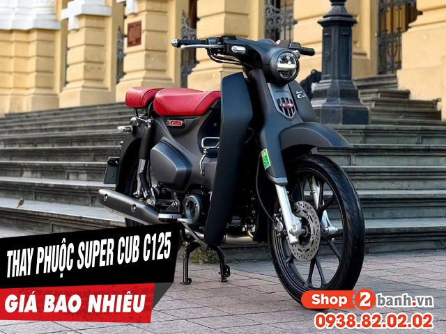 Thay phuộc nhún giảm xóc sau xe super cub c125 giá bao nhiêu - 1
