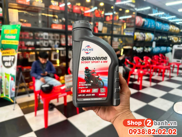 Nhớt fuchs silkolene scoot sport 4 5w40 08l - 4