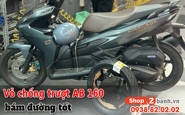 Tổng hợp vỏ xe chống trượt cho airblade 160 trong mùa mưa đến - 1