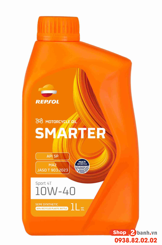 Nhớt repsol smarter sport  4t 10w-40 1l - 2