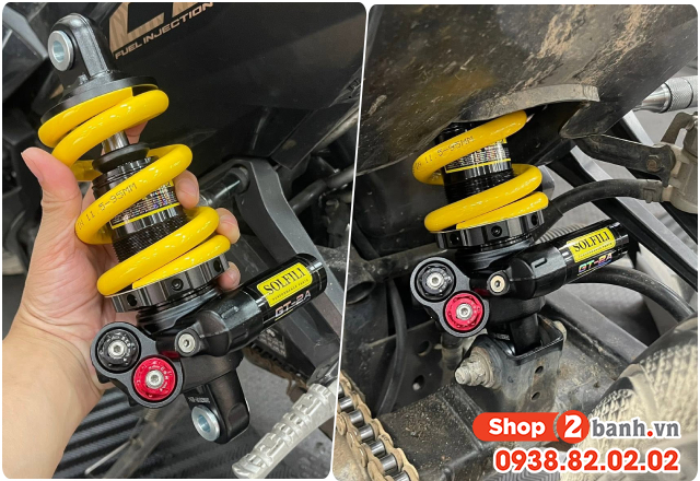Thông số phuộc sau xe exciter 155 tcs cao bao nhiêu - 3