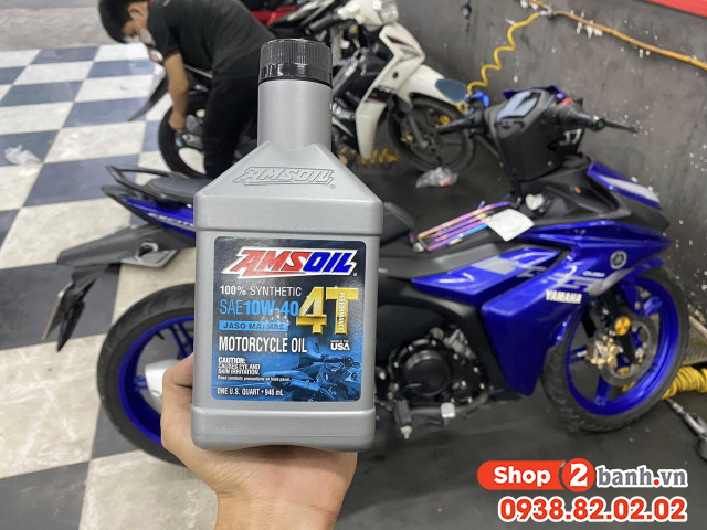 Exciter 155 tcs thay nhớt động cơ bao nhiêu lít - 14