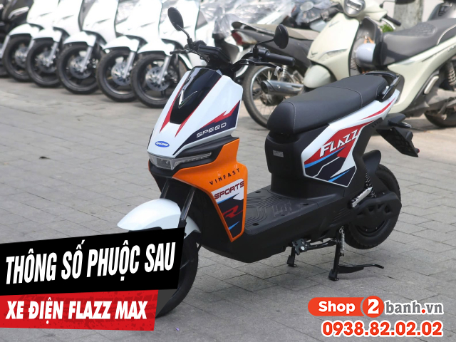 Thông số phuộc sau xe điện flazz max cao bao nhiêu mm  - 1