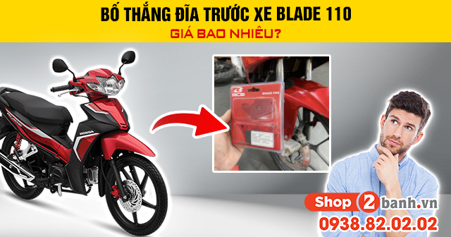 Bố thắng đĩa trước xe blade 110 giá bao nhiêu - 1