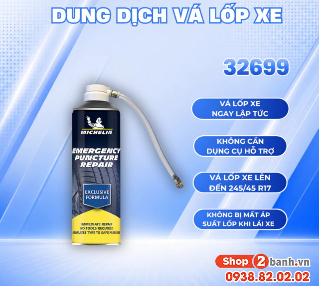 Chai cao su non vá lốp khẩn cấp michelin-w32699 - 2