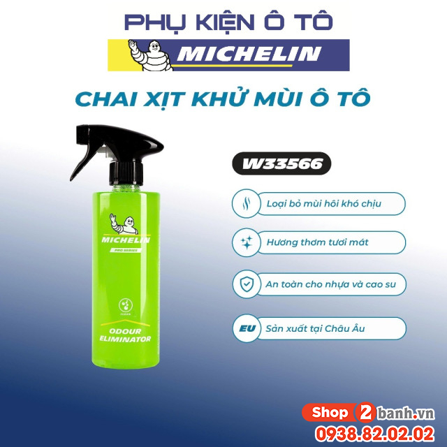 Chai khử mùi nội thất ô tô michelin-w33566 - 4