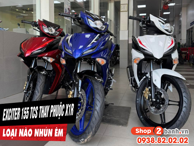 Phuộc x1r cho xe exciter 155 tcs loại nào chạy nhún êm - 1