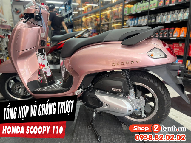 Tổng hợp vỏ xe chống trượt cho scoopy 110 trong mùa mưa đến - 1