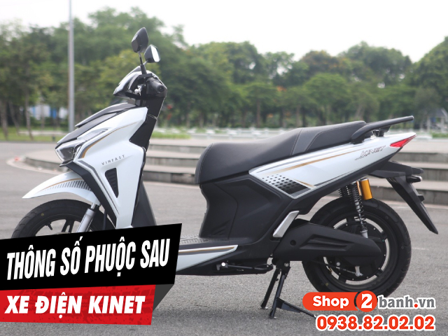 Thông số phuộc sau xe điện kinet cao bao nhiêu - 1