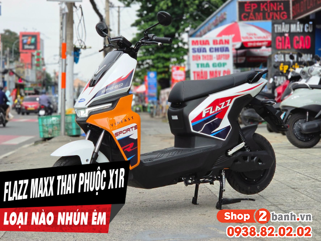 Phuộc x1r cho xe điện flazz max loại nào chạy nhún êm - 1