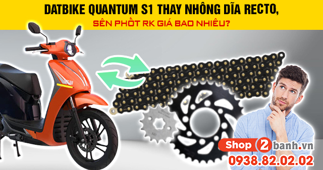 Datbike quantum s1 thay nhông dĩa recto sên phốt rk giá bao nhiêu - 1