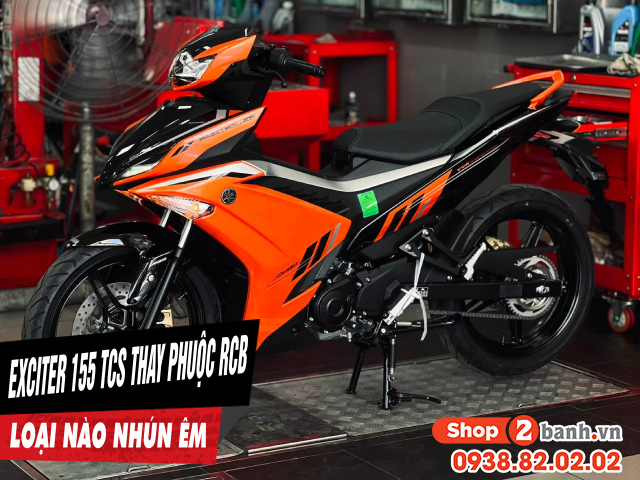 Phuộc rcb cho xe exciter 155 tcs loại nào chạy nhún êm - 1