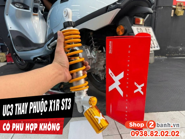 Xe điện honda uc3 thay phuộc x1r st3 325mm có phù hợp không - 1