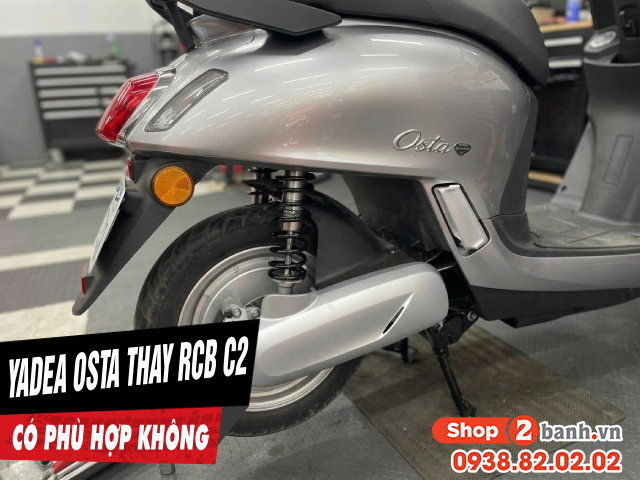 Xe điện yadea osta thay phuộc rcb c2 335mm có phù hợp không - 1